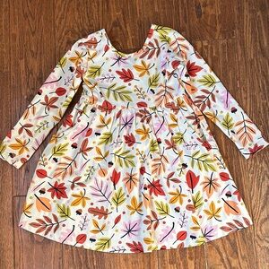 Hanna Andersson Longsleeve Skater Dress- Size 5